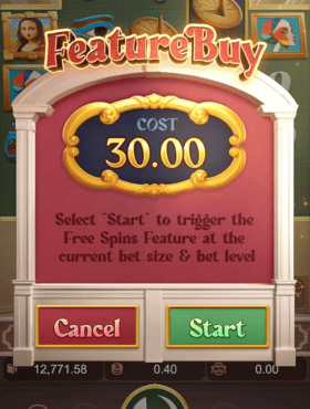 ฟีเจอร์ซื้อฟรีสปิน-Museum Mystery