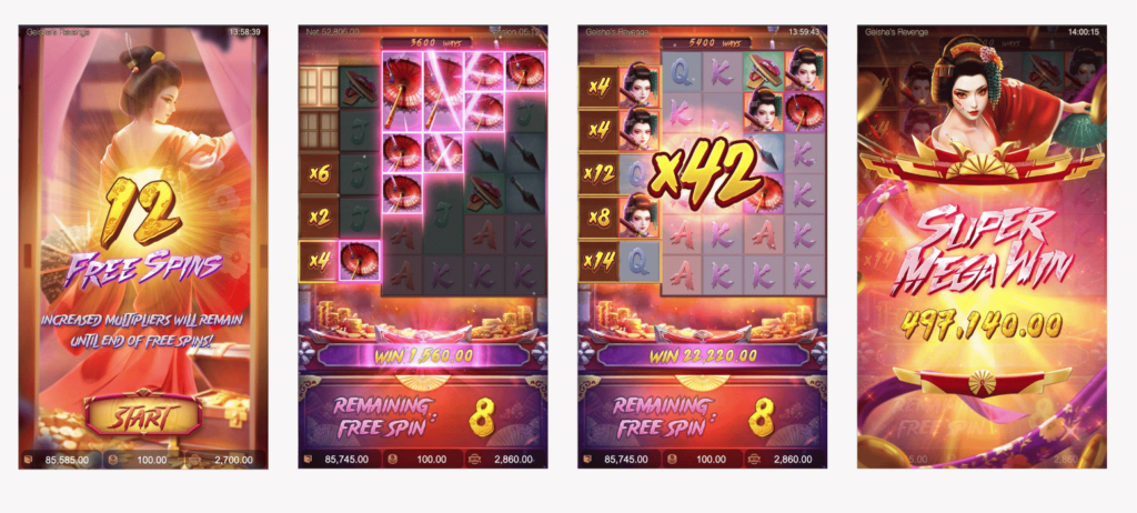 GEISHA'S REVENGE- free spins